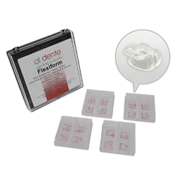 Flexiform - Sortiment Silikonkauflächen - 16 Teile (alle Seitenzähne), 1 Pckg.