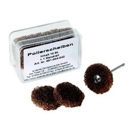Polierscheiben, 10 St.+ 1 Mandrell, 1 Set